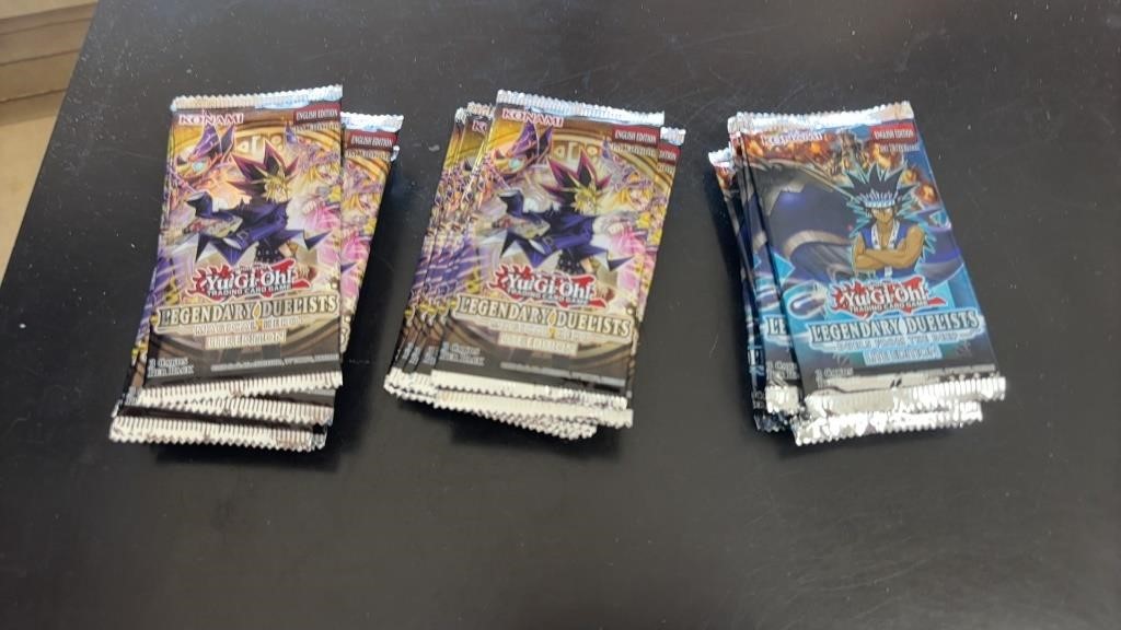 33 Packs of Assorted Yu Gi Oh Trading Cards