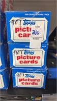 Lot of 3 Topps Vending Boxes