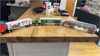Lot of 3 Die Cast Advertising Trucks with Boxes