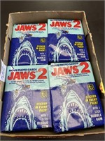 1978 JAWS 2 MOVIE CARDS 24 SEALED PACKS