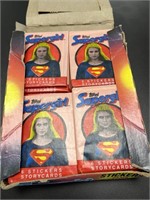 1984 SUPERGIRL TRADING CARDS 34 SEALED PACKS IN