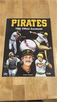 1986 Pittsburgh Pirates Official Scorebook