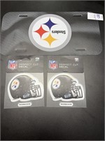 PITTSBURGH STEELERS LICENSE PLATE STICKER LOT