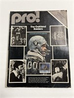 1980 PITTSBURGH STEELERS GAME PROGRAM VS OAKLAND