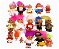 COLLECTION OF TROLL DOLLS