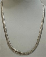 GREAT THICK STERLING SILVER CHAIN NECKLACE