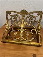 Antique Foldable Brass Book Stand/Writing Slope