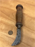 Vintage Wood Handled Farm Tool