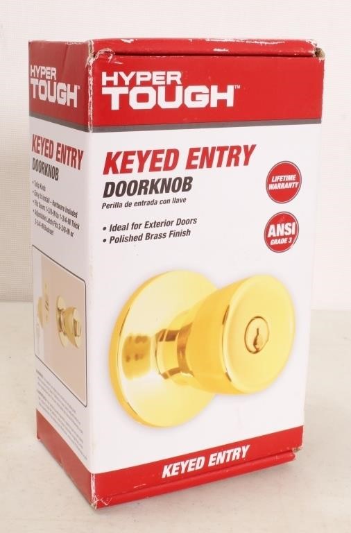 Hyper Tough Keyed Entry Doorknob