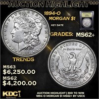 ***Auction Highlight*** 1894-o Morgan Dollar 1 Gra