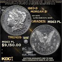 ***Auction Highlight*** 1883-s Morgan Dollar 1 Gra