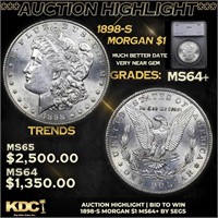 ***Auction Highlight*** 1898-s Morgan Dollar 1 Gra