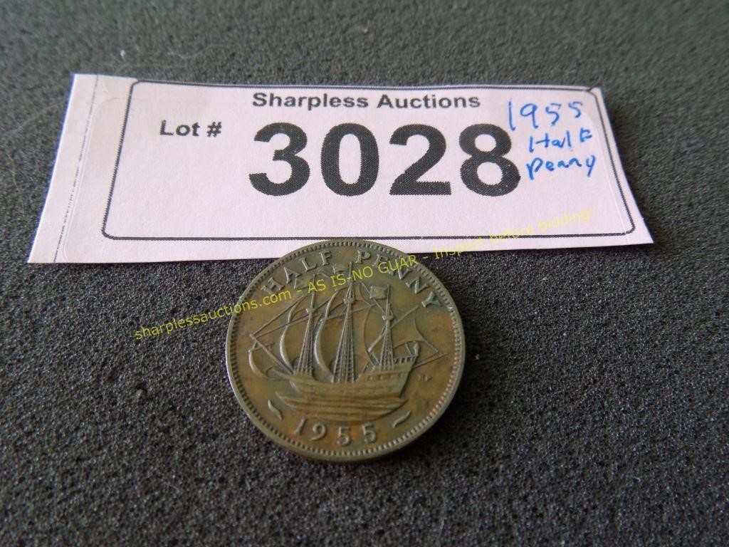 1955 half penny