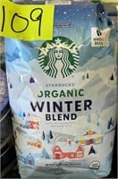organic winter blend starbucks whole bean coffee