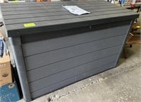 keter 61in L x 39in W x 7in H patio storage