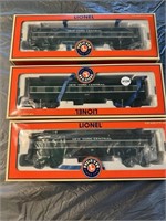 3 Loinel Train Cars