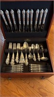 71 Pc Set of Reed and Barton Sterling Flatware