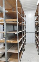 3 SECTION SHELVING UNIT- NO CONTENTS 
BUYER IS