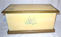 small hand made painted hope chest