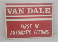 SST, Van Dale Feeding  Equipment Sign