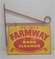 DST, Farmway Barn Cleaner Sign, With Hanging Brack