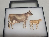 Cardboard DE Laval Cow & Calf Advertising Pieces