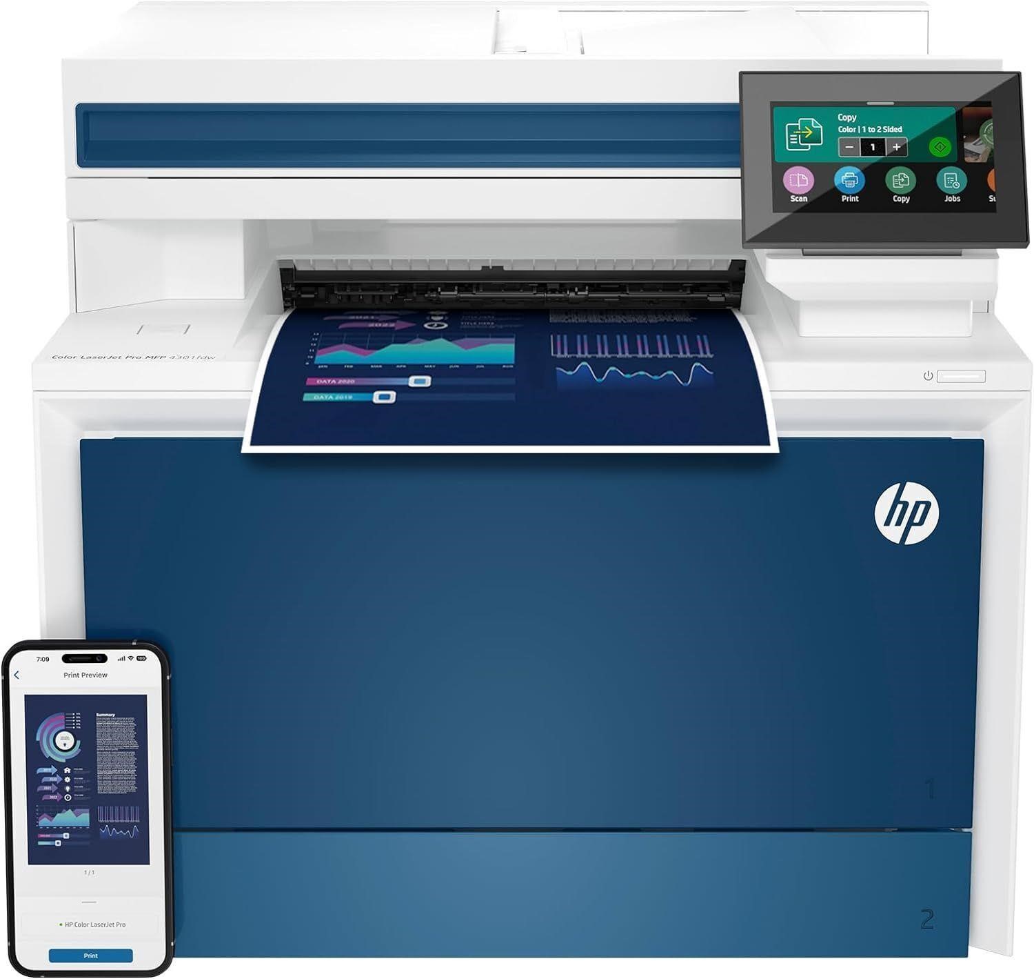 HP Color LaserJet Pro  Wireless Printer,