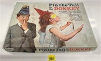 Vtg Pin the Tail on the Donkey Game