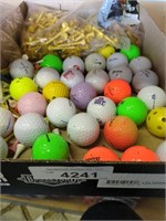 Golf balls, New Tees, old tees, & ball markers