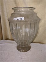 Vintage 14" Grecian glass Urn / Vase /candy jar -