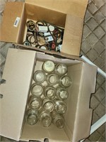 Vintage Canning Jars & Lids, Mostly Ball