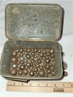 Vintage Metal Bearings Balls in Box