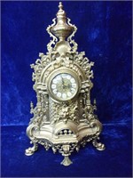 Amazing Ornate Baroque Italian Brass Clock