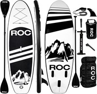 Roc Inflatable SUP Board  Black 10 FT