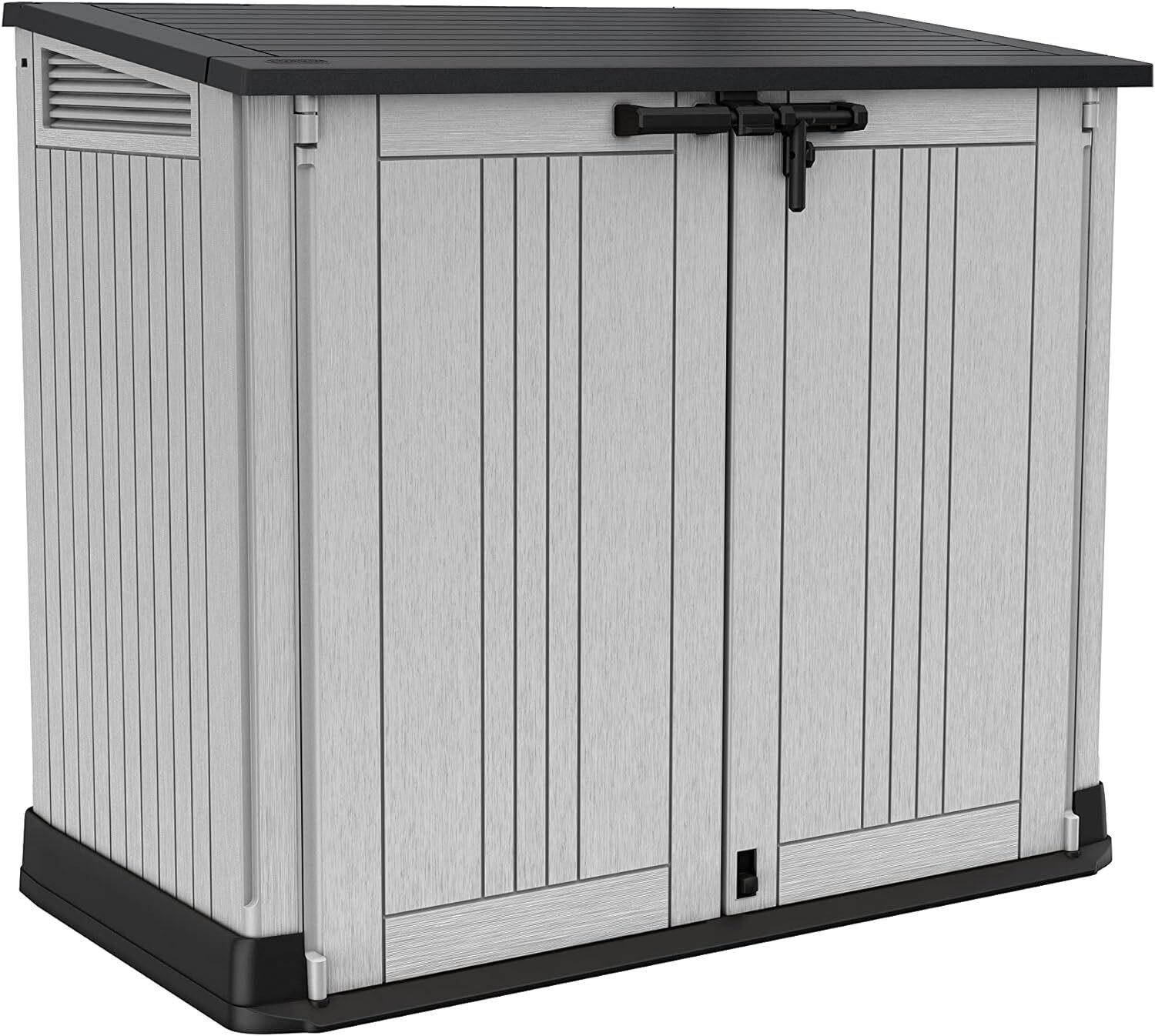 (READ)Keter Prime 4.3x3.7ft Outdoor Resin Storage