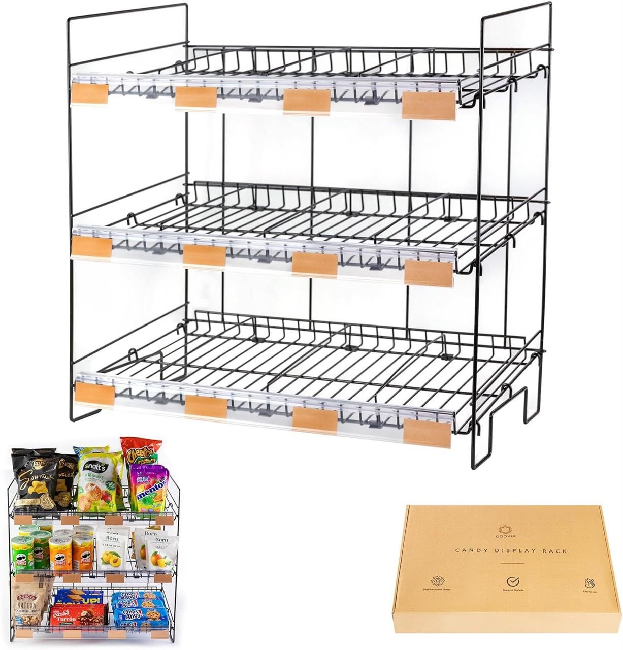 Countertop Candy and Snack Display Rack