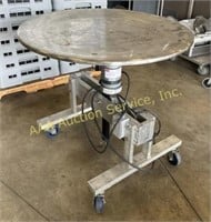 Commercial stainless rotary table with Dayton