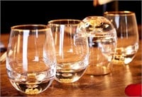 ($59) DUJUST Stemless Wine Glasses Set of 4
