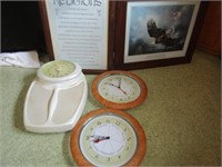 BATTERY OPERATED CLOCKS & SCALES