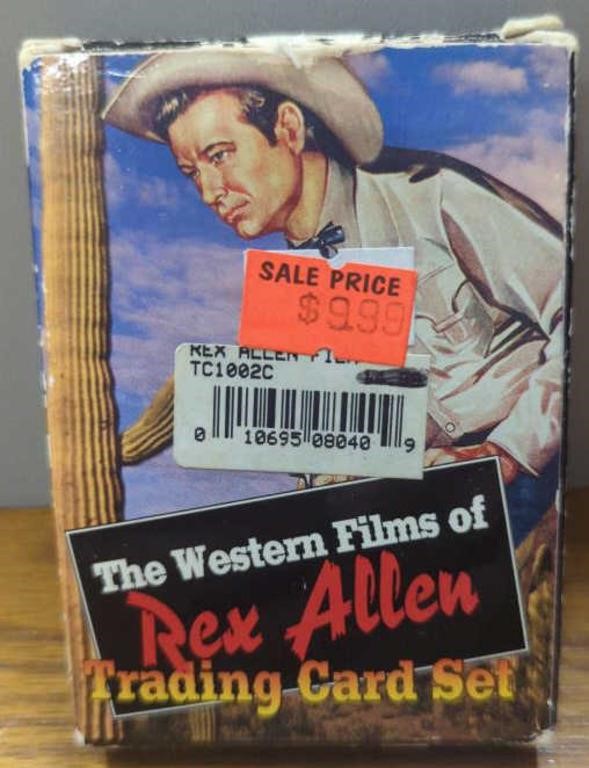 Rex Allen Western films trading card set