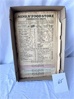 Mink's Food Store Groceries Ads