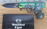 Snake eye Gun knife Velocity races