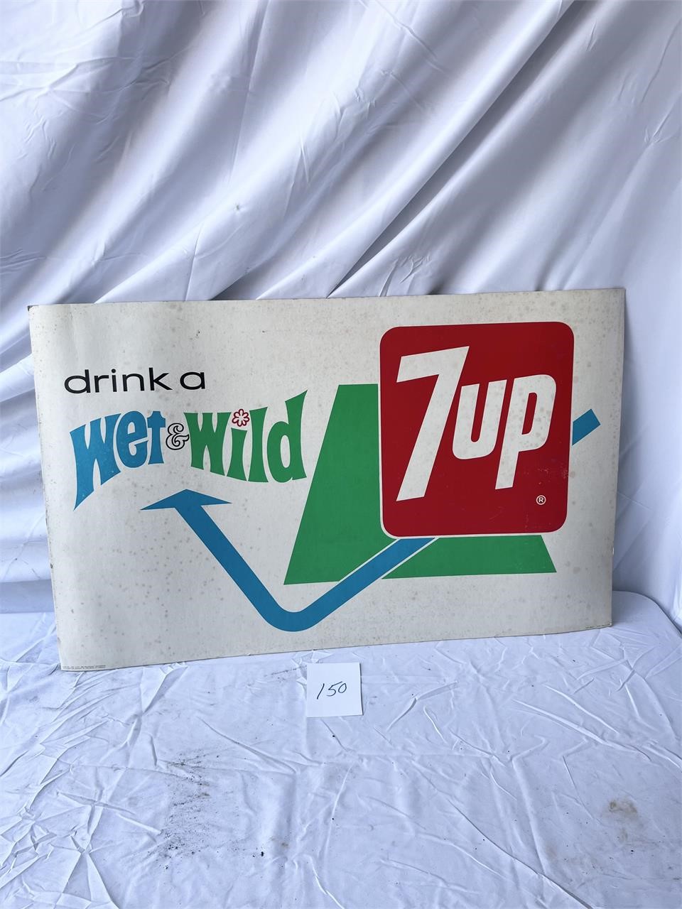 Cardboard 1Up Wet + Wild Sign
