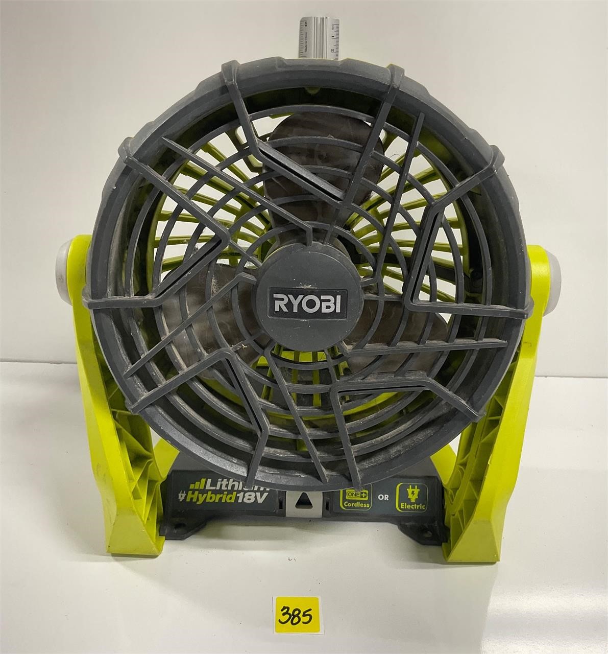 Ryobi Lithium 18V Table Top Fan Works Battery Incl