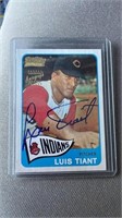 2001 Topps Certified Autographed Baseball Card 196