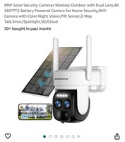 8MP Solar Security Cameras Wireless Outdoor
