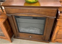 Cherry Cased Electric Fireplace