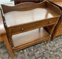 Large Softwood Open Washstand