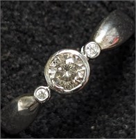 $1930 2.36g 10K Natural Diamond (.33Ct) Ring