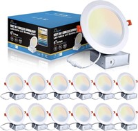 B2572 FOXLUX 12 Pack 6 Inch LED Lighting